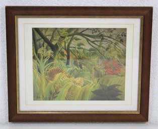 Framed Henri Rousseau Art Reproduction Print
