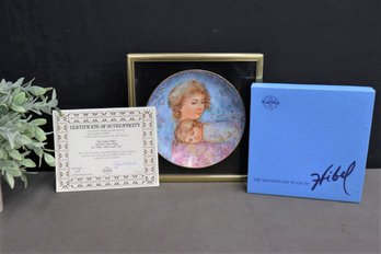 1984 Edna Hibel Mother's Day Plate With COA And Box
