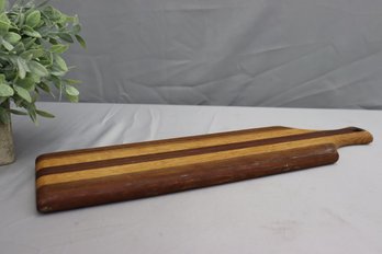 Double Wood Paddle Board For Cheese, Bread, Etc