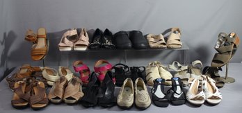 Large Group Lot Of Ladies Shoes ( Some New And Used ) Size From 6 1/2 - 7