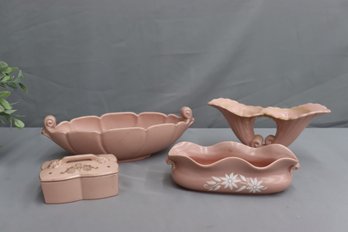 Assorted Lot Of  Vintage  Abingdon USA Pottery