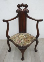 Elegant Antique Victorian Corner Chair