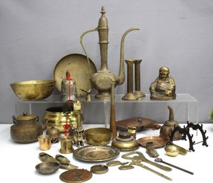 Collection Of Brass Items