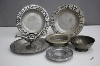 Collection Lot Of Pewter