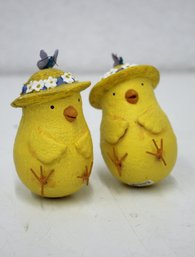 Two (2) Midwest David Walker Yellow Chicks