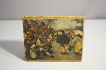 Vintage 'The Peasant Dance' Safety Matches Matchbox