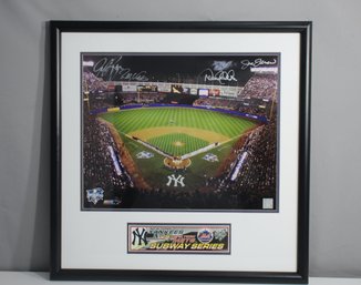 Frame Signed Yankees Vs The New York Mets  Subway Series (26' X 26')