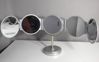 360 Degree View Vanity Mirror 5 Mirrors On 1 Stand