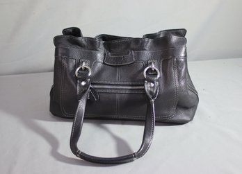 Coach Penelope BLACK LARGE Leather Satchel BAG PURSE