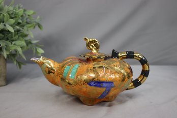 Limited Edition Hand-made Studio Art Pottery Teapot '97 #31/50