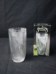 Crystal Clear Studios/Sutton Place II Vase With Original Box