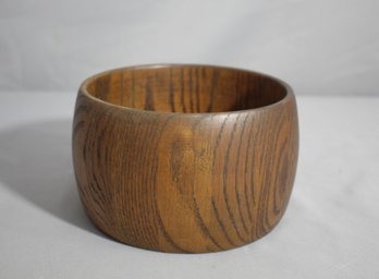 Vintage Walnut Bowl By Diversified Industries, Division 4.5' X 7'