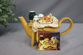 Jim Baileys Miniature Decorative Teapot -Cezanne Table - #103/2000