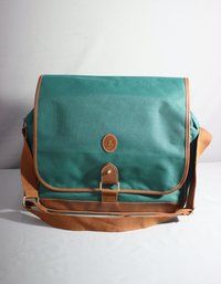 Ralph Lauren Vtg Messenger Bag Hunter Green