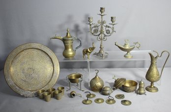 Assorted Lot Of Brass Items