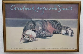 Framed Cat Poster Creatures Great And Small