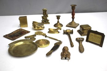 Group Lot Of Brass Items