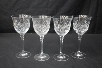 Set Of  4 Dorset Goblets By Mikasa