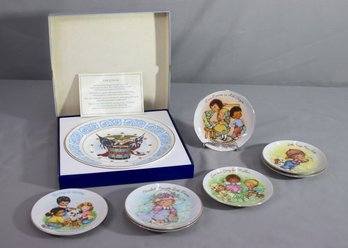 Group Lot Of 1974 Avon Wedgwood Freedom Collector Plate And Vintage Avon Mother's Day Collector Plates