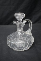 Vintage Crystal Ships Decanter