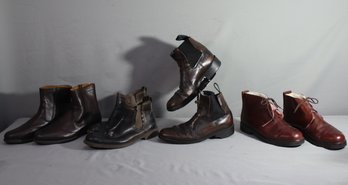 Group Lot Of Men's Boots -Florsheim, Dockers, Vibram, Dexter Sz-10-11