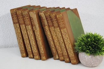 Vintage Book Anthology - The Wit And Humor Of America - Funk & Wagnalls (missing 2 Of The 10 Volumes)