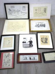 Group Lot Of Framed Prints