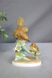 Vintage Crown Staffordshire Bone China Fly Catcher & Young  Figurine By Doris Lindner