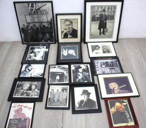 Collection Of Portraits Of Hollywood Actors-one Signed Milton Berle