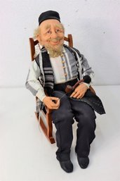 Murray The Tailor In A Rocking Chair Novelty Figurine