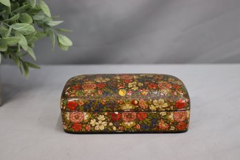 Vintage Kashmir Hand-made Highly Decorated Lacquered Box