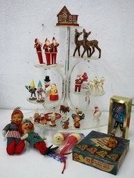 Assorted Lot Of Vintage Holiday Decor