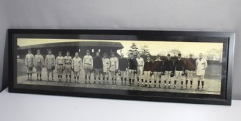 Framed Vintage Yale Baseball Team Photograph (Early 20th Century) - Library Of Congress Edition