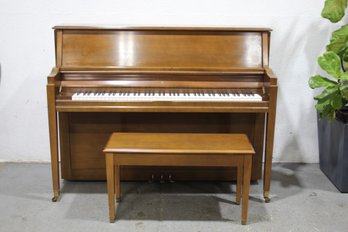 Sohmer & Co Upright Piano, Engraved With  252299#45SK