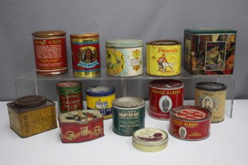 Collection Of Vintage Tin Cans