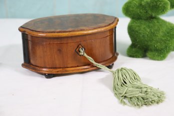 English Rosewood Jewelry Casket