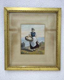 Signed 'Fresh Fish Lady Sea Fischer '