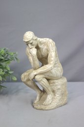 After The Thinker Rodin Resin Statuette