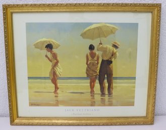Framed Art Print 'the Picnic Party' By Jack Vettriano