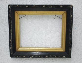 Ebonized Black & Gilt GOLD Frame For 8x 10 Painting