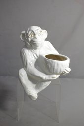 Italian Ceramic Monkey Planter