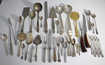 Group Lot Of Assorted Flatware