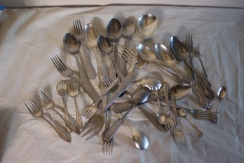 Group Lot Of Mixed Flatware