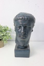 Sculptural Bust Of Augustus Caesar - ((or Maybe Mark Zuckerberg?) Made In Portugal
