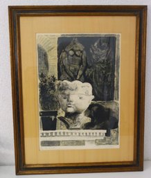 Limited Edition Signed Color Lithograph - The Ancients 15/25 - Federico Castillon