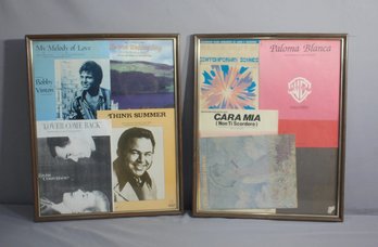 2 Frame Groups Of Sheet Music Covers