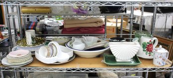 Assorted Collection Of Vintage And Modern Dishware, Ceramics, And Decorative Items