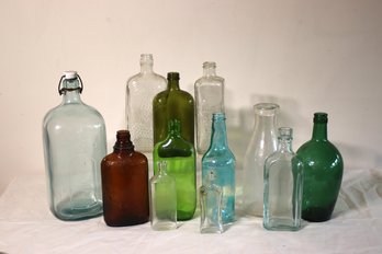 Group Lot Of Vintage Bottles