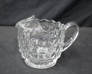 Vintage FOSTORIA #2056 American Glass 1/2 GALLON PITCHER W/ Ice Lip