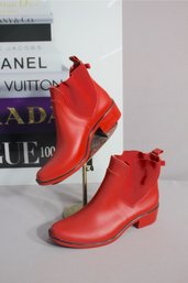 Red Kate Spade Rain Boots Womens Size 7